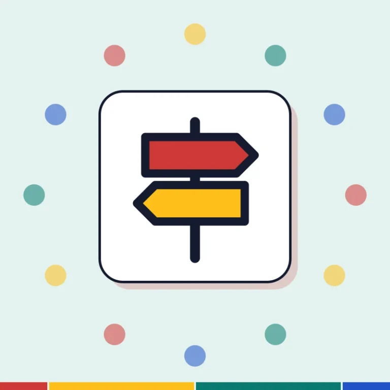 Illustration: a signpost, for integration services