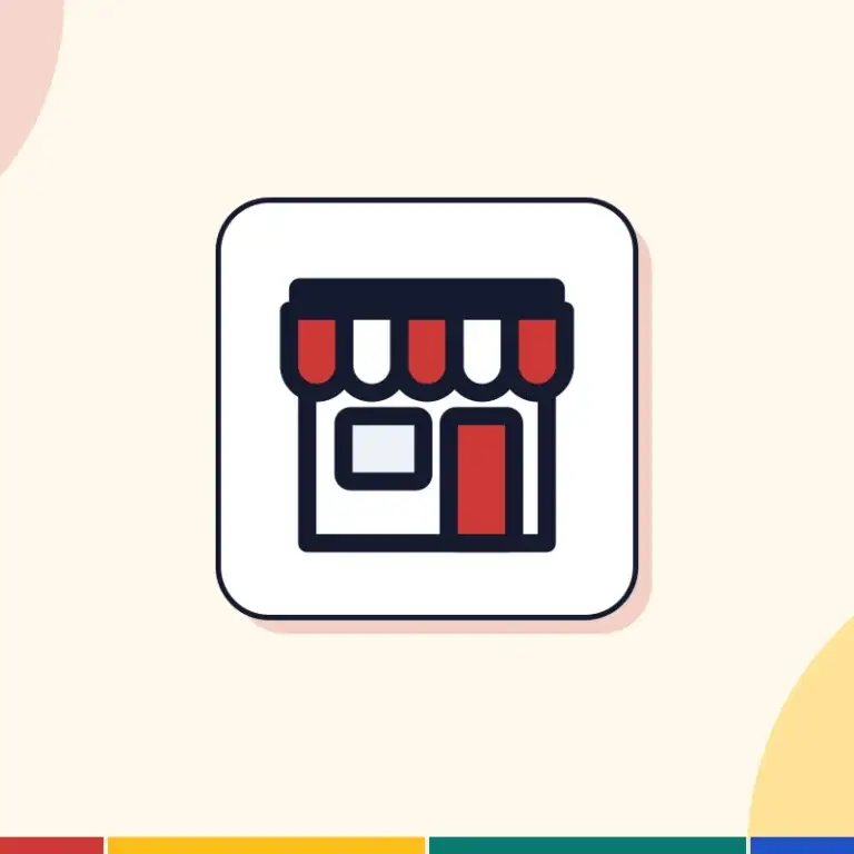 Illustration: a small shop front, for a private trader