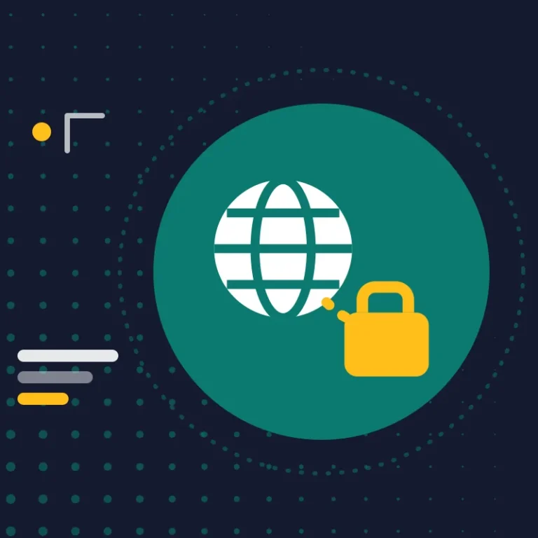 Illustration: a globe linked to a briefcase, for international job matching