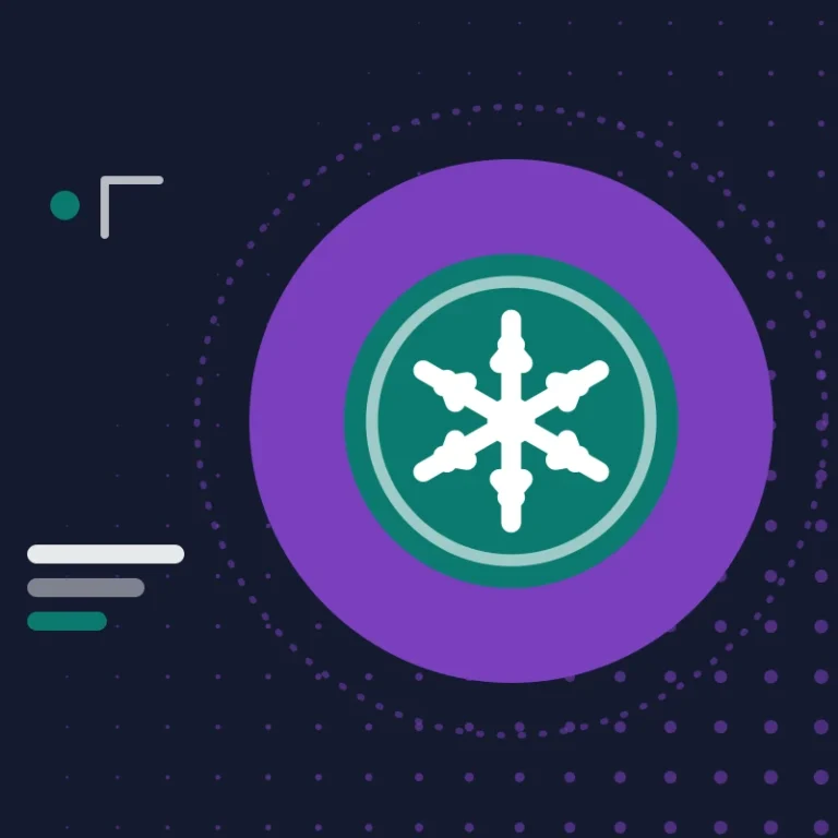 Illustration: a coin and a snowflake, for a benefit index freeze